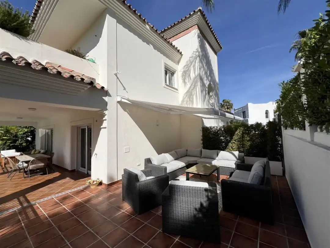Terraza de Casa o chalet en venta en Marbella con Jardín privado, Terraza y Trastero