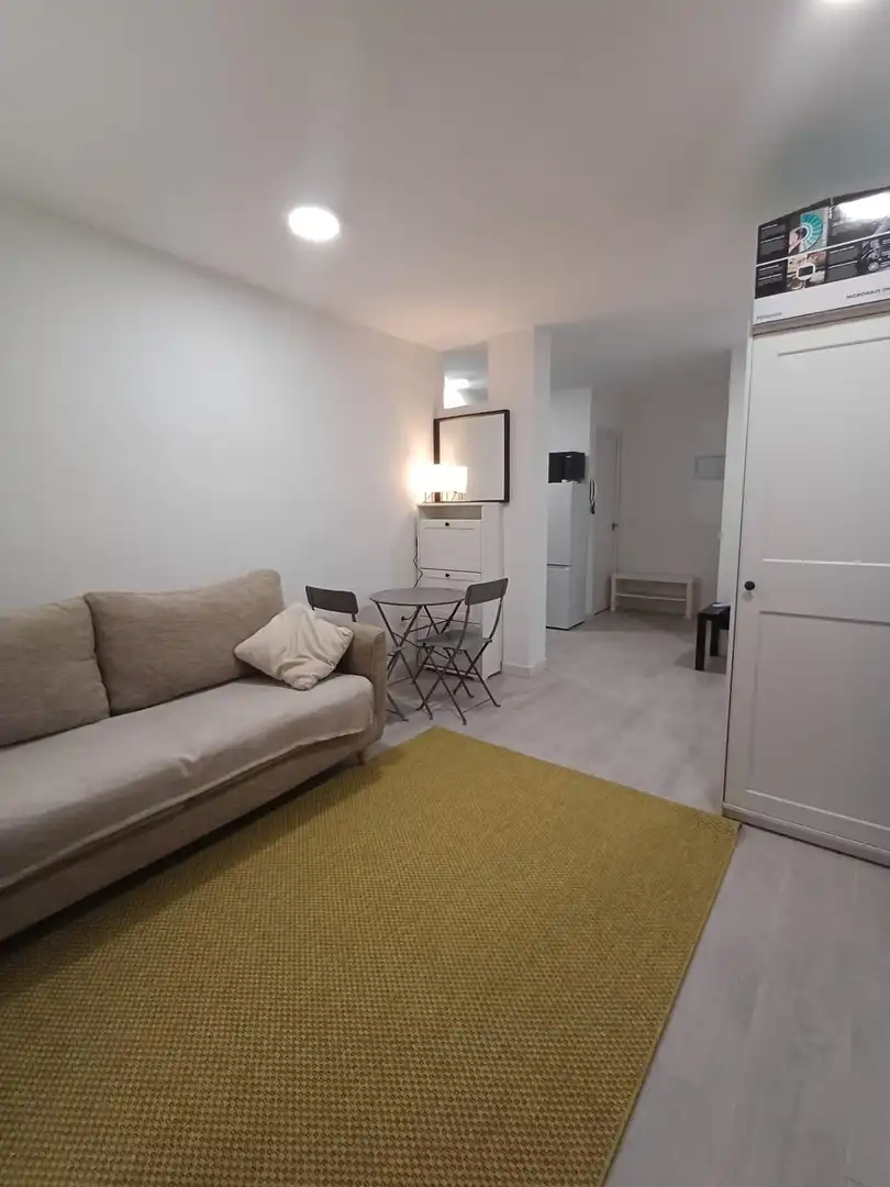 Sala de estar de Estudio de alquiler en Murcia con Aire acondicionado, Calefacción y Amueblado