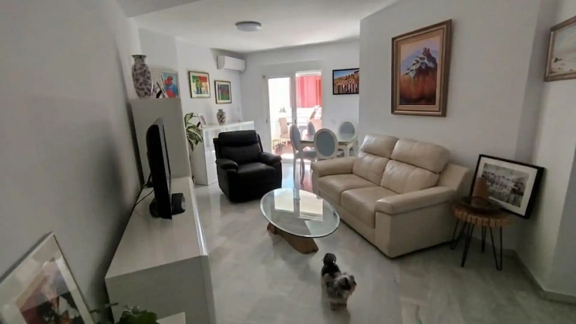 Sala de estar de Piso en venta en Rincón de la Victoria con Aire acondicionado, Jardín privado y Trastero