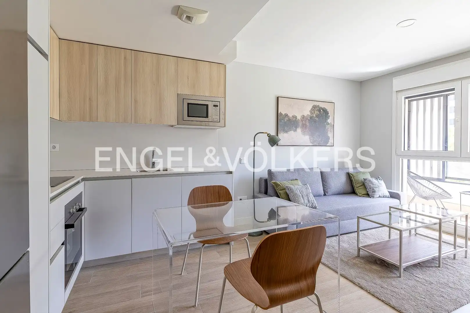 Wohnzimmer von Wohnung zur Miete in Hortaleza