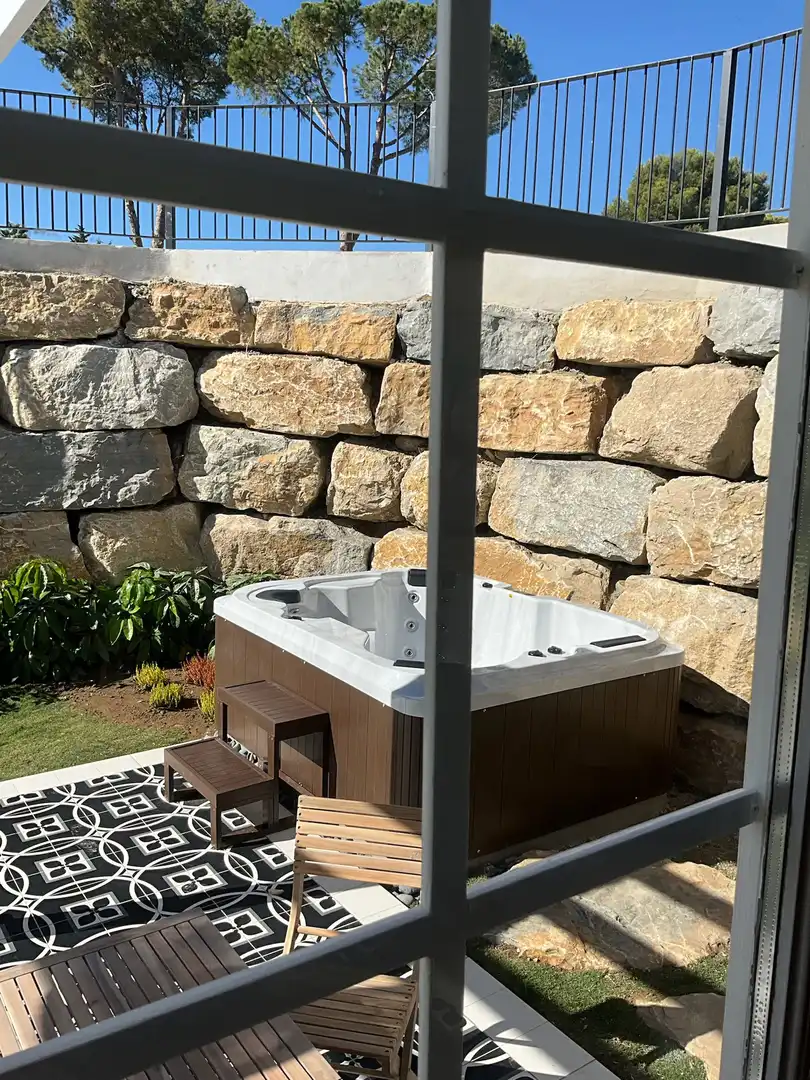Terrassa de Casa o xalet de lloguer en Benahavís amb Aire condicionat, Calefacció i Jardí privat