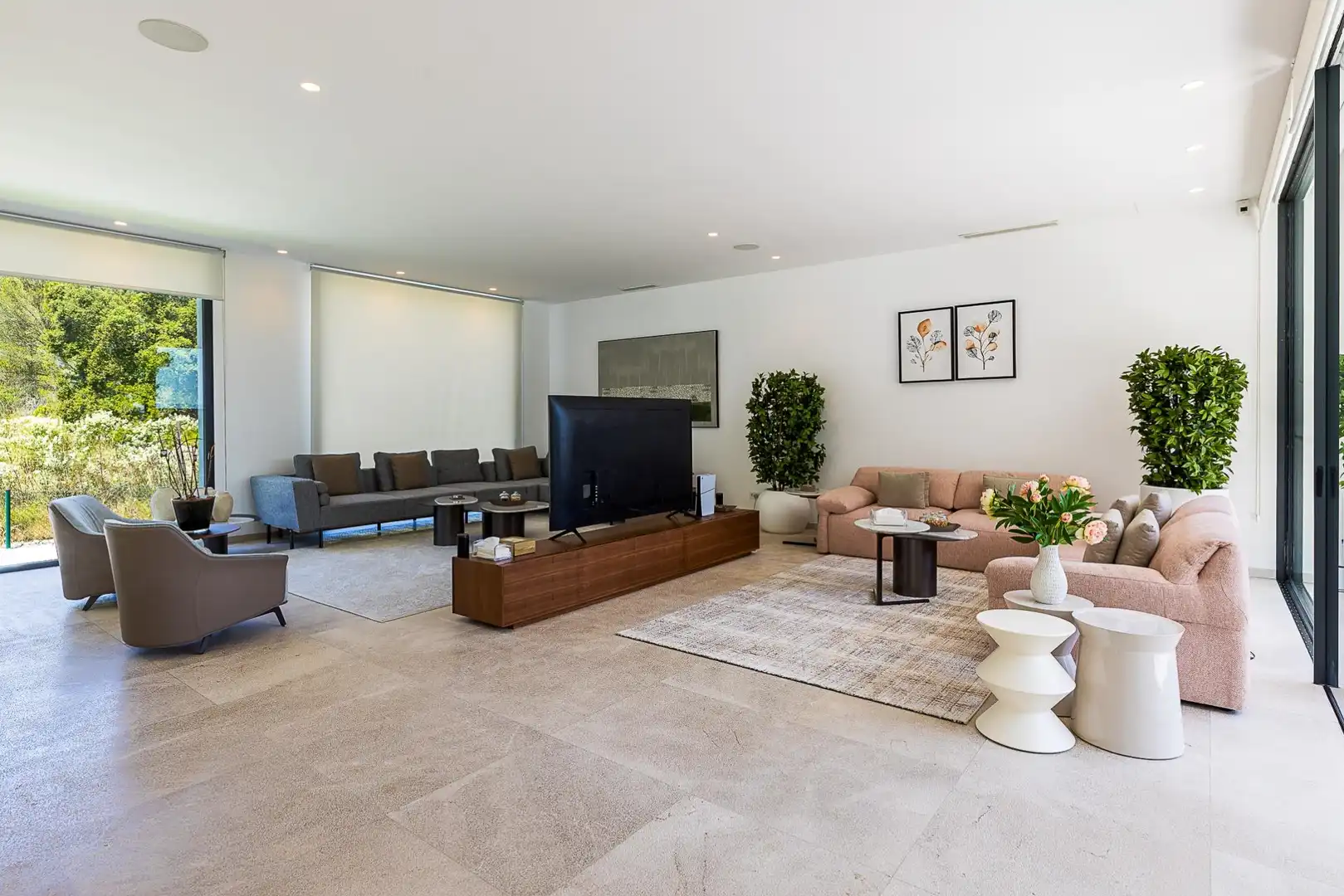 Sala d'estar de Casa o xalet en venda en  Palma de Mallorca amb Aire condicionat, Calefacció i Jardí privat