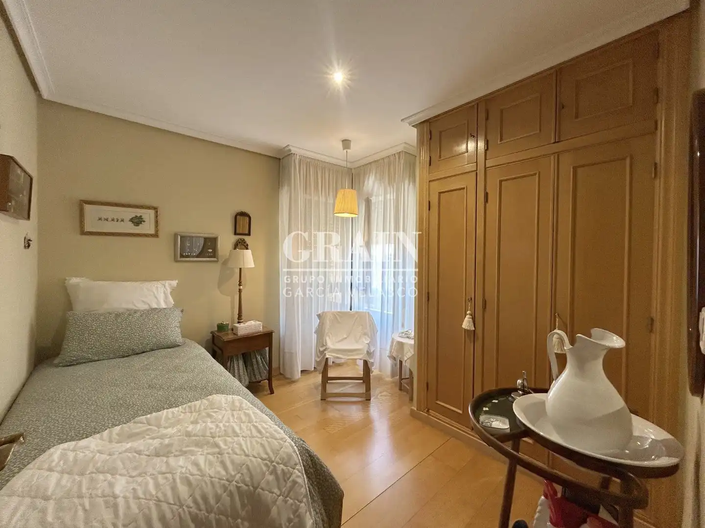 Bedroom of Flat for rent in Albacete  with Air Conditioner, Heating and Storage room
