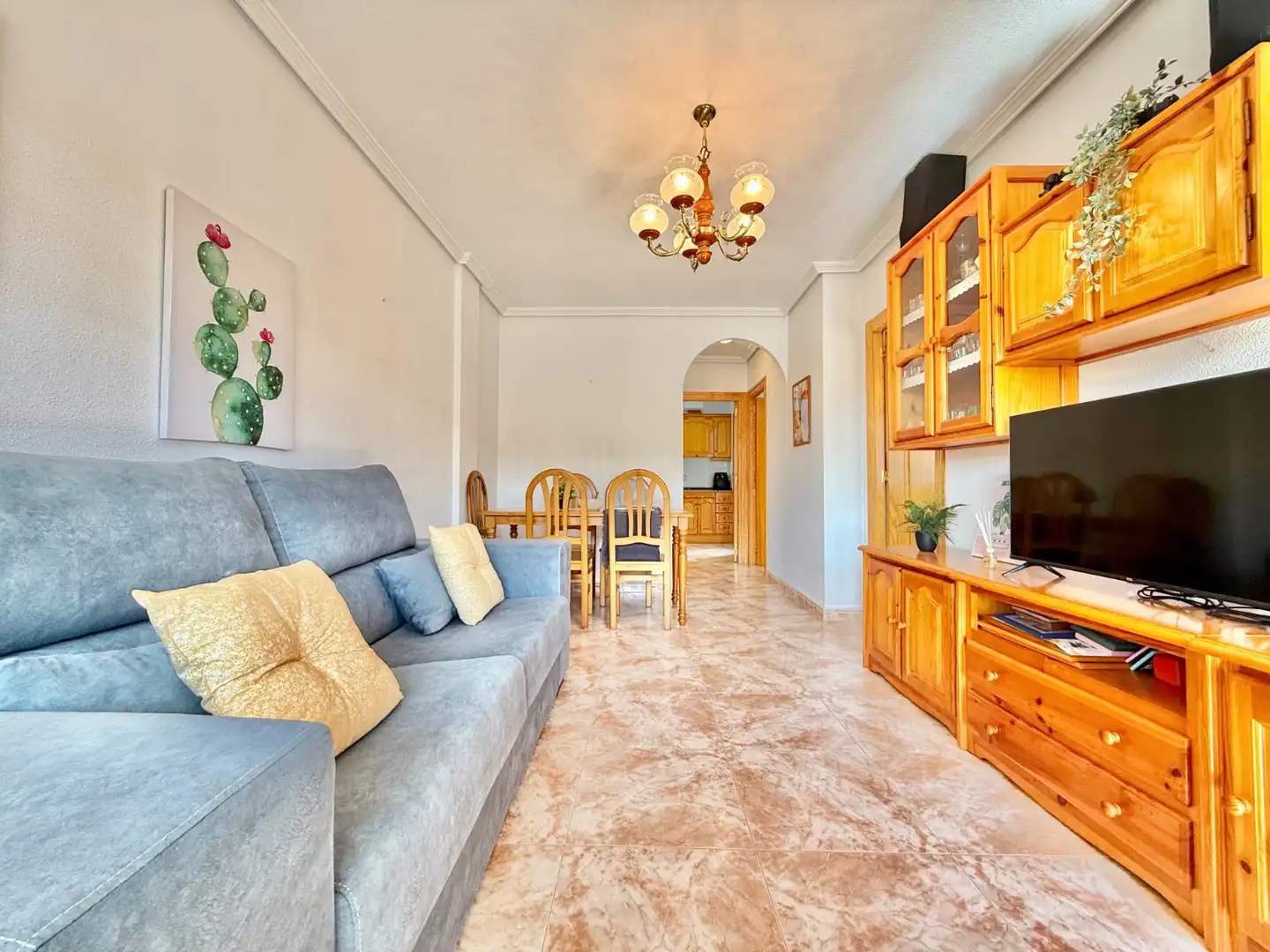 Sala de estar de Casa o chalet en venta en San Pedro del Pinatar con Aire acondicionado, Jardín privado y Terraza