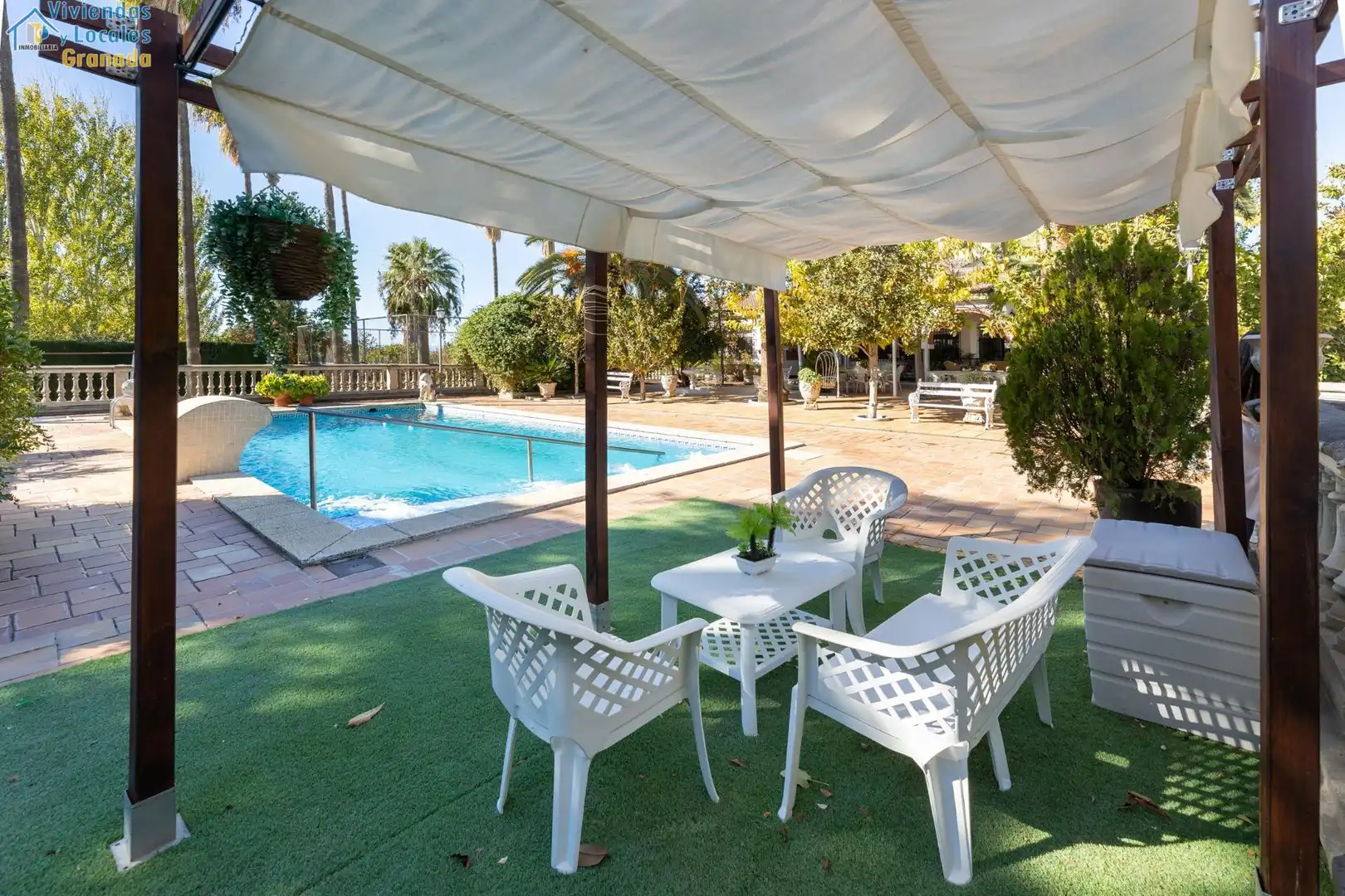 Jardín de Casa o chalet en venta en Granada con Aire acondicionado, Jardín privado y Trastero