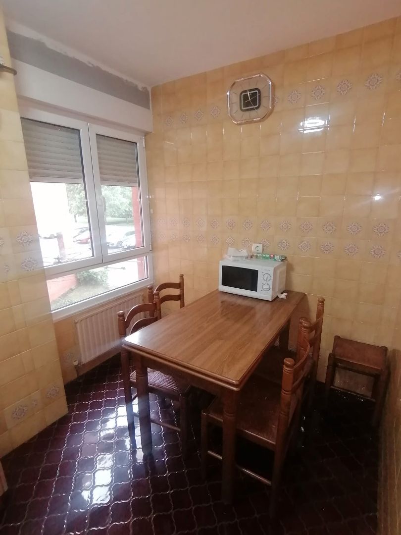 Kitchen of Flat for sale in Gijón   with Heating, Private garden and Parquet flooring