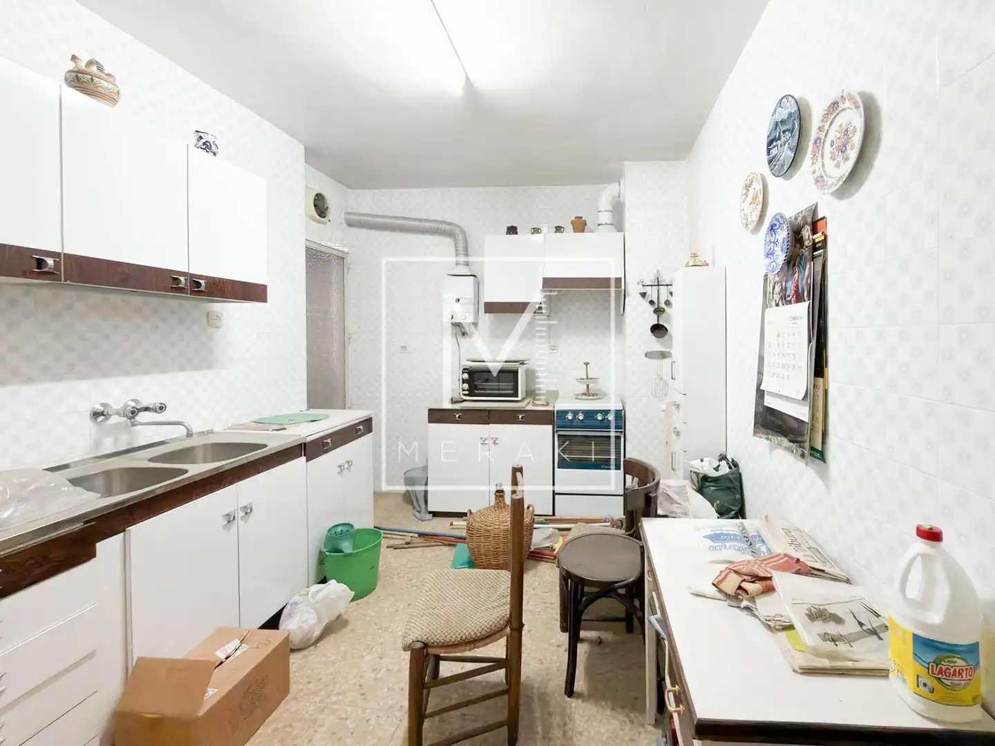 Cocina de Piso en venta en Albacete con Calefacción, Trastero y Amueblado