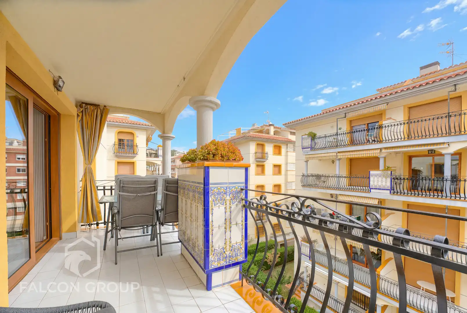Balcony of Flat for sale in Calafell  with Air Conditioner, Heating and Parquet flooring