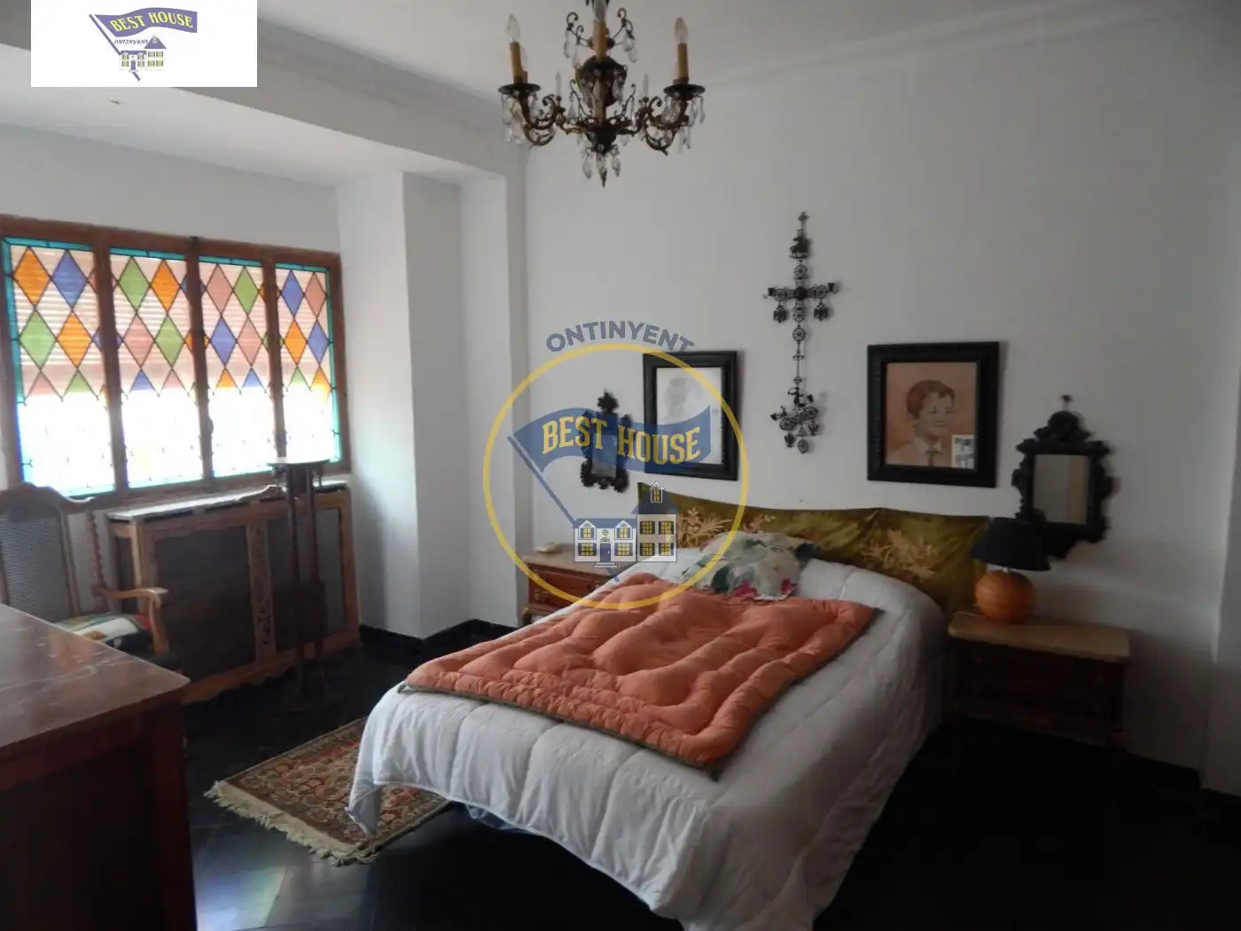 Bedroom of Houses for sale in Ontinyent  with Private garden, Storage room and Swimming Pool