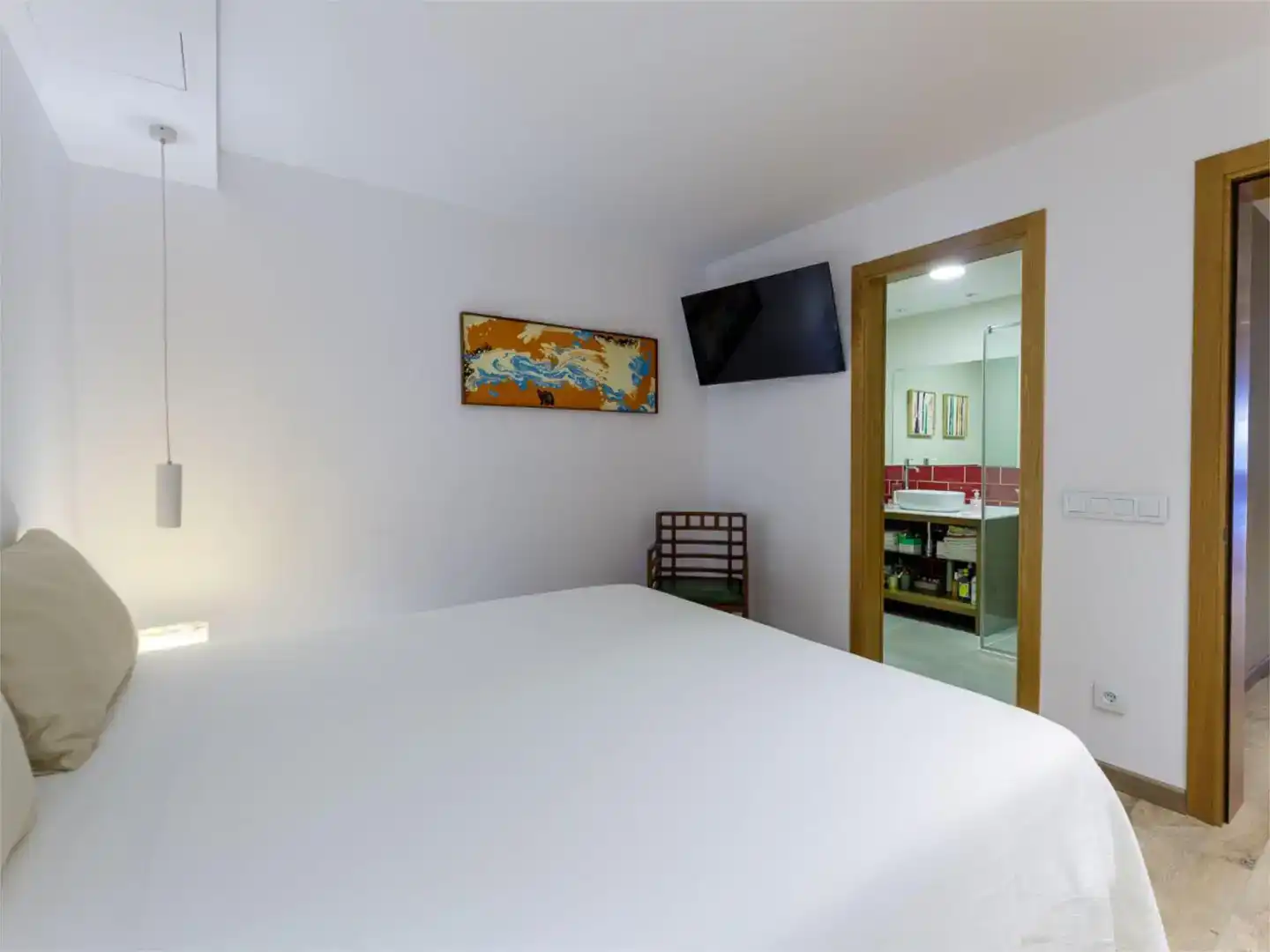Bedroom of Flat for sale in  Palma de Mallorca  with Air Conditioner
