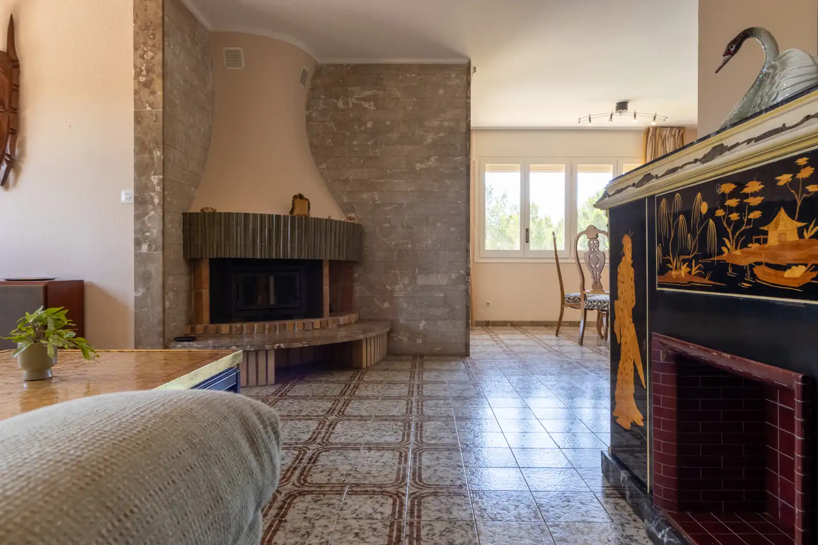 Sala d'estar de Casa adosada en venda en Salou amb Jardí privat, Terrassa i Traster