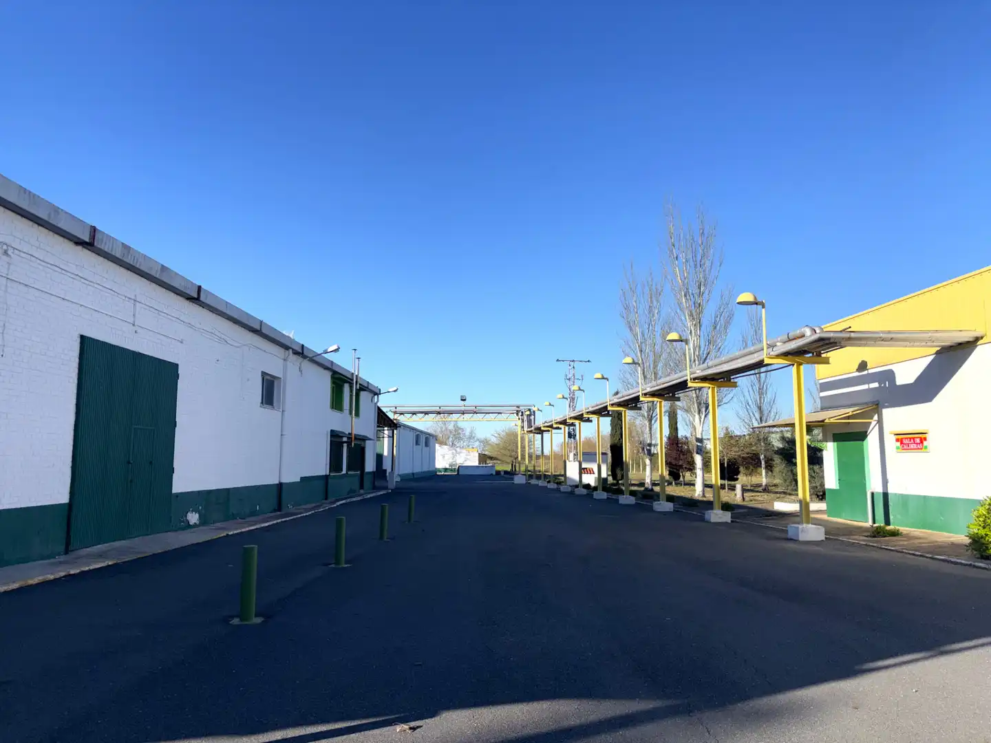 Vista exterior de Nave industrial en venta en Cedillo del Condado con Alarma