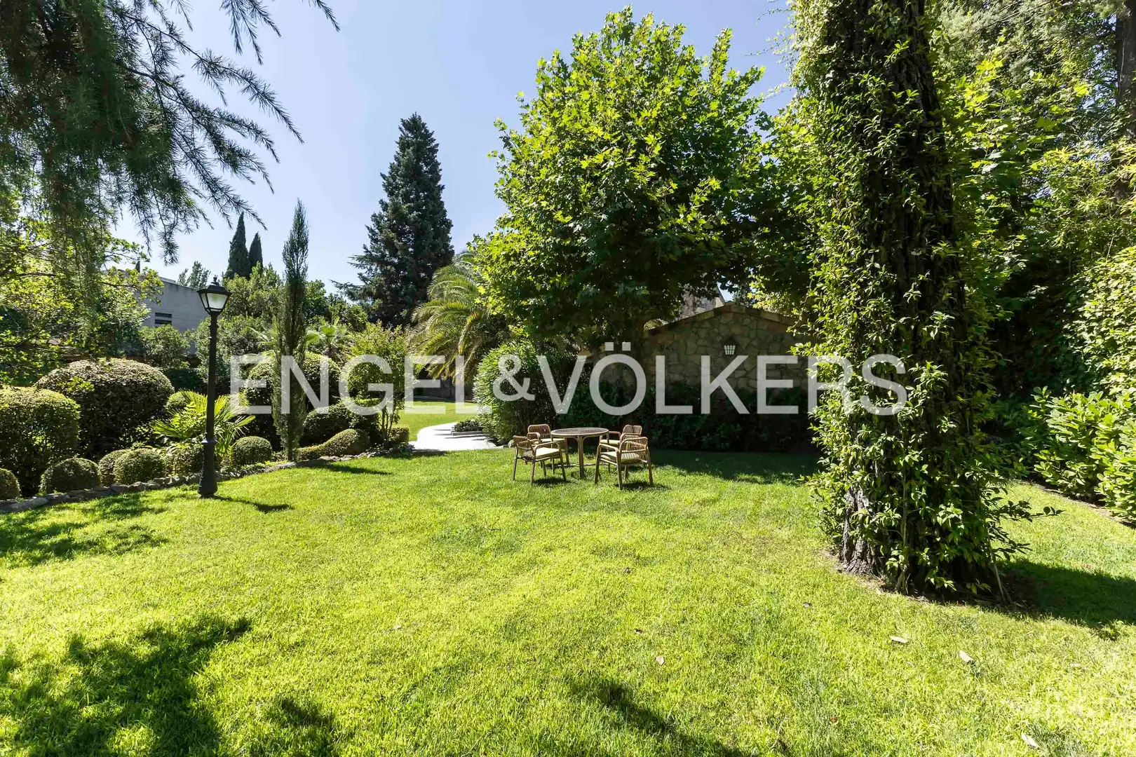 Garden of Houses for sale in Madrid  with Air Conditioner, Heating and Private garden
