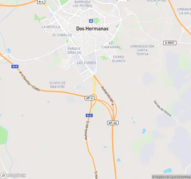 Vista exterior de Pis en venda en Dos Hermanas