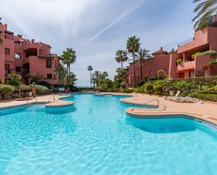 Exterior view of Apartment for sale in Estepona  with Air Conditioner, Private garden and Terrace