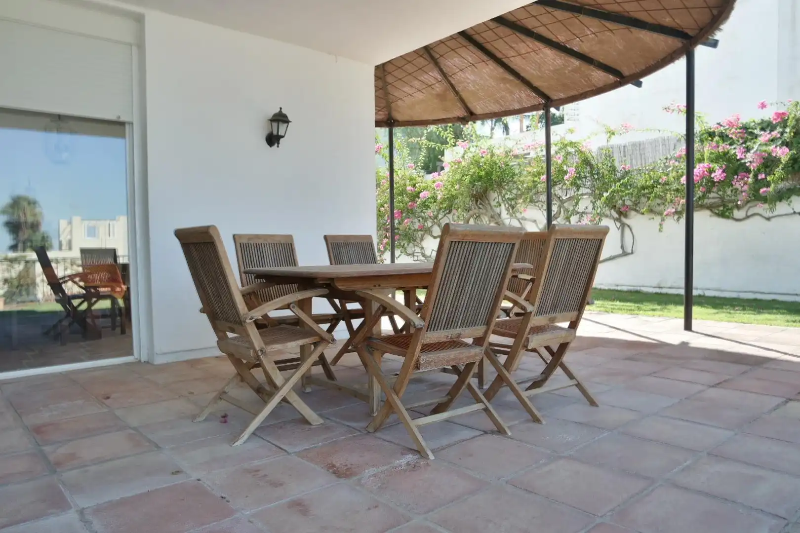 Terrasse von Haus zum Verkauf in Sanlúcar de Barrameda mit Klimaanlage, Heizung und Privatgarten