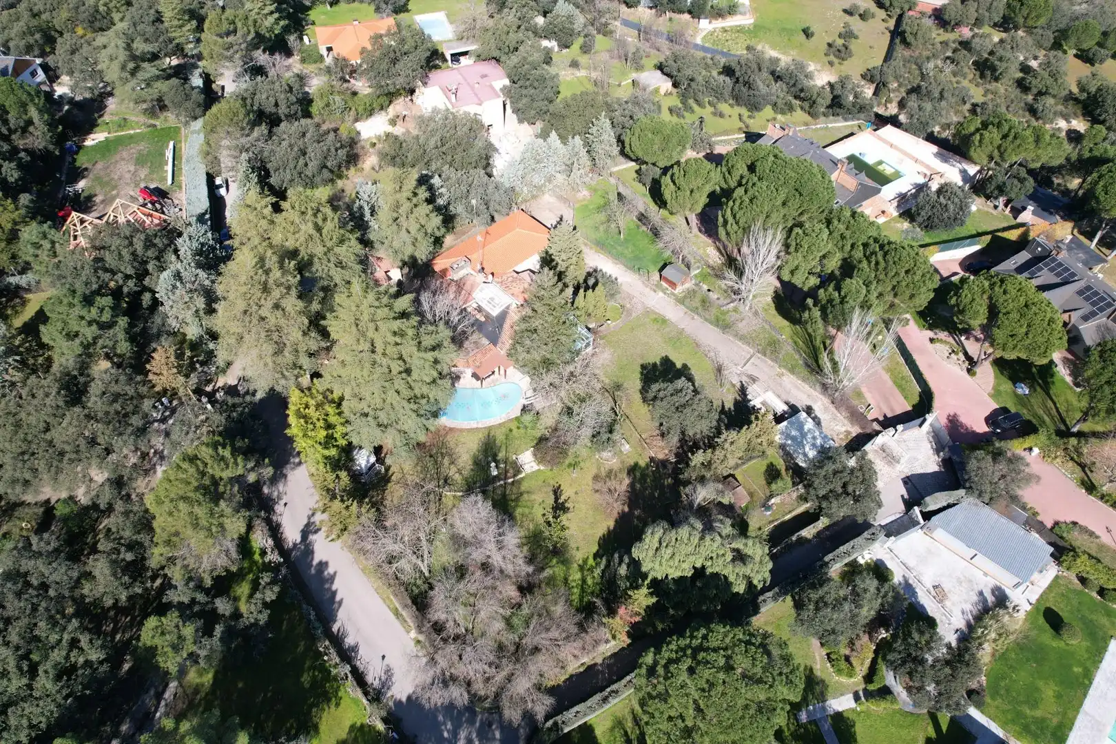 Exterior view of Houses for sale in Villanueva de la Cañada  with Air Conditioner, Private garden and Terrace