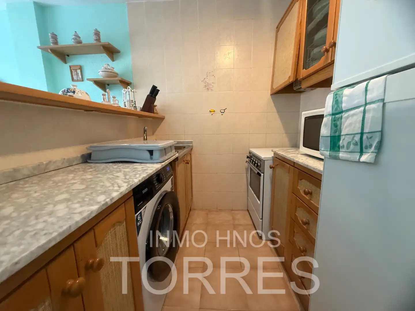 Cuina de Apartament en venda en Peñíscola / Peníscola amb Aire condicionat, Terrassa i Piscina comunitària
