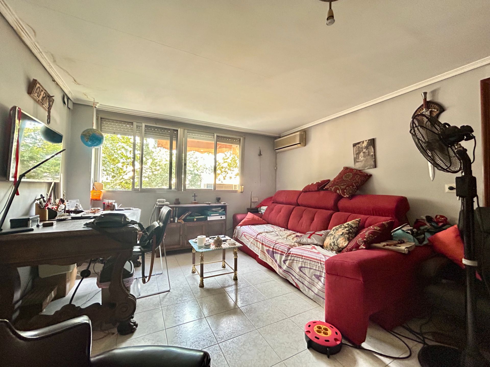 Sala de estar de Piso en venta en  Valencia Capital con Aire acondicionado y Amueblado
