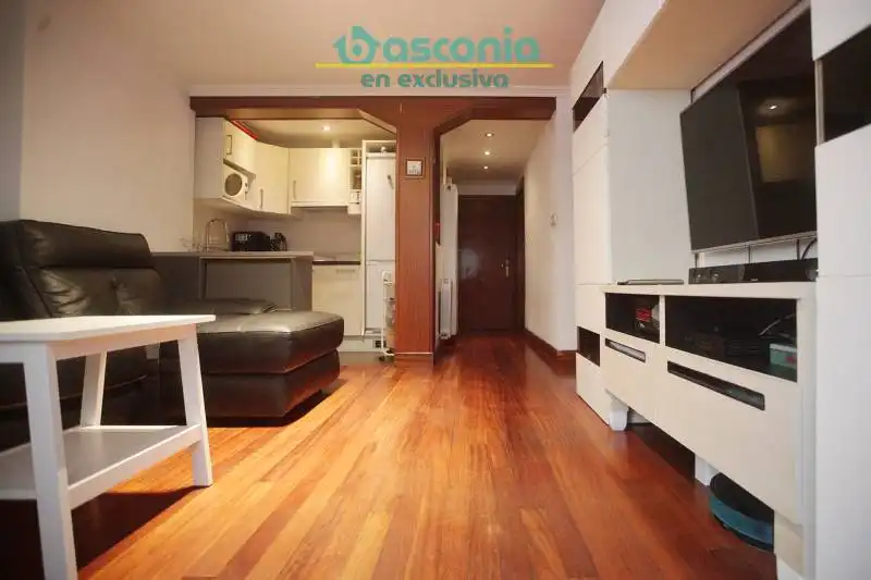 Living room of Flat for sale in Bilbao   with Furnished