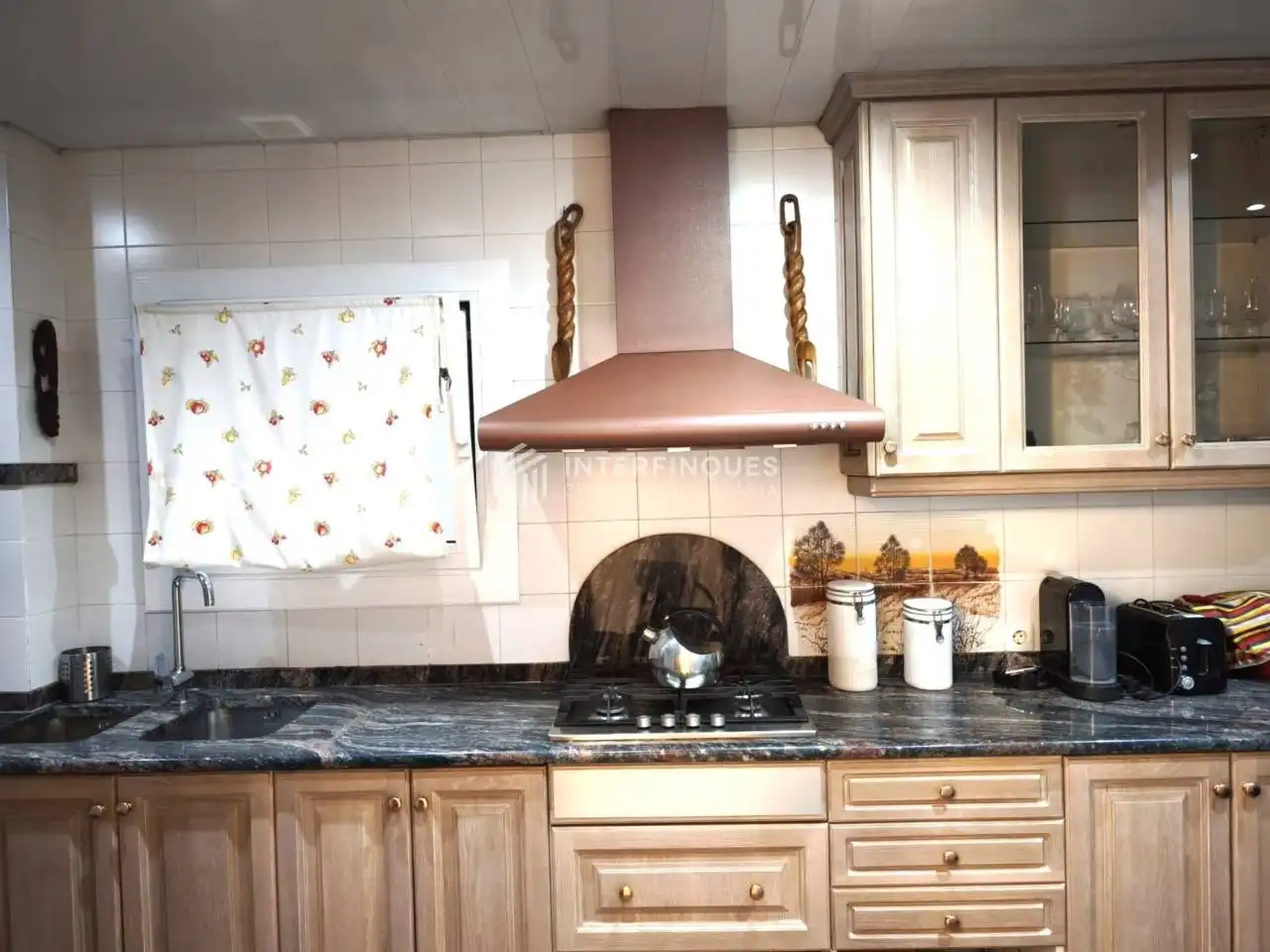 Kitchen of Apartments for sale in Badalona  with Air Conditioner