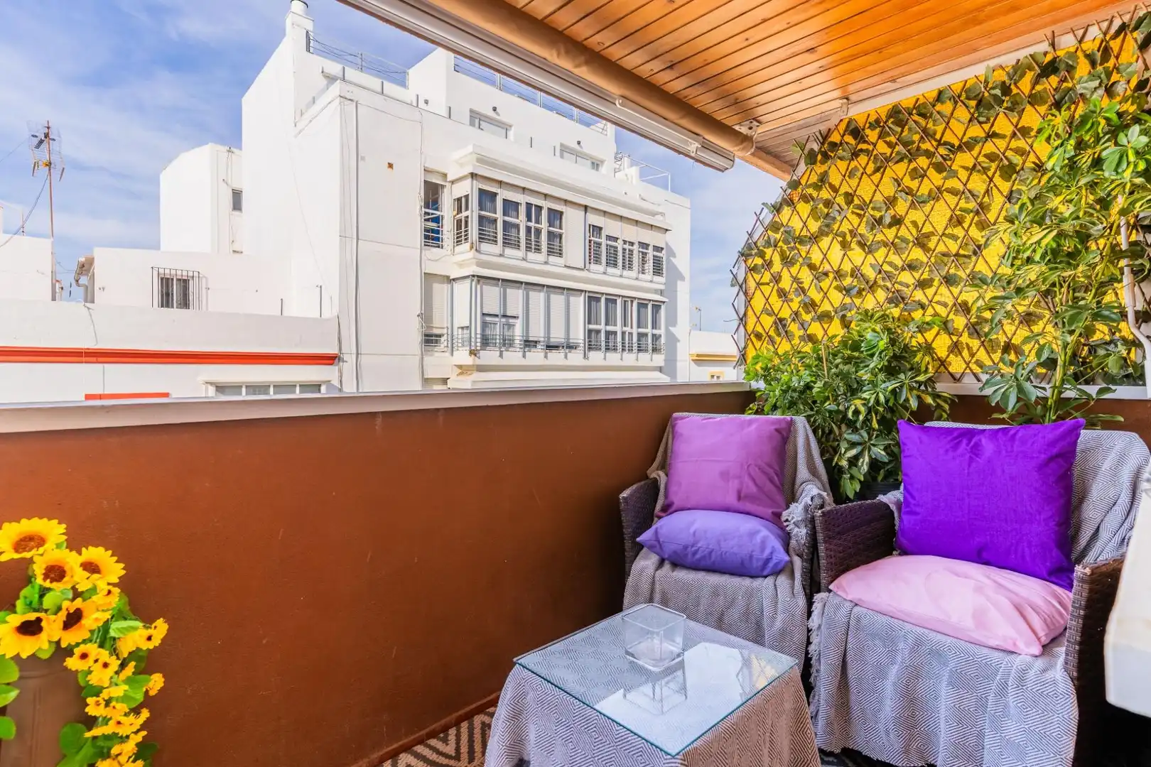 Terrasse von Wohnung zum Verkauf in San Fernando mit Klimaanlage, Heizung und Terrasse