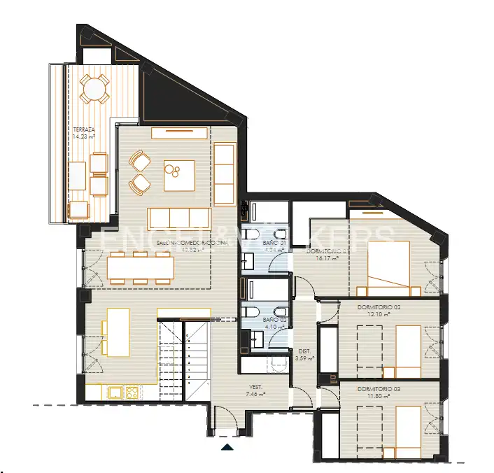Attic for sale in Sevilla  with Air Conditioner, Heating and Terrace