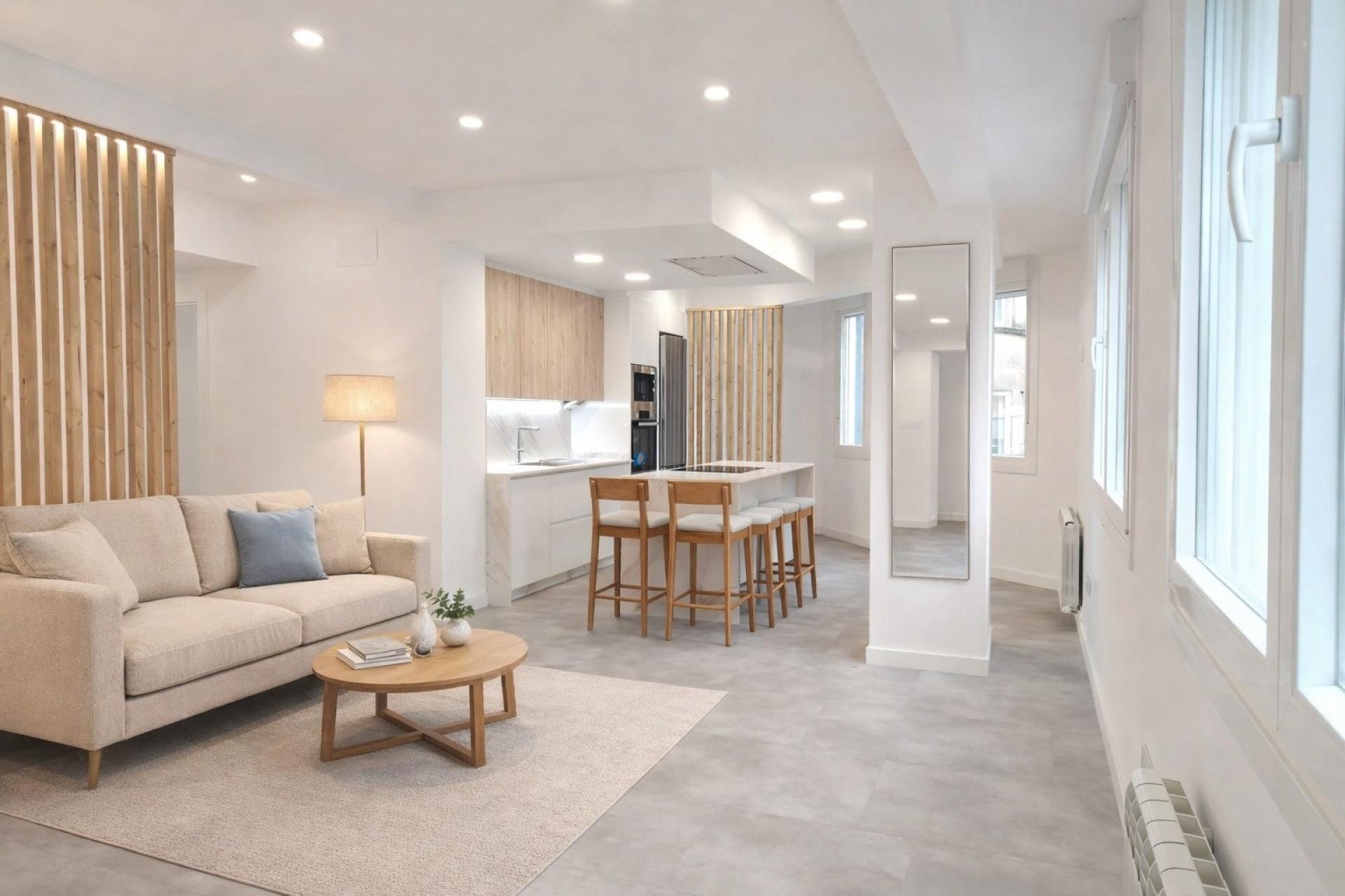 Sala de estar de Apartamento en venta en Vigo 