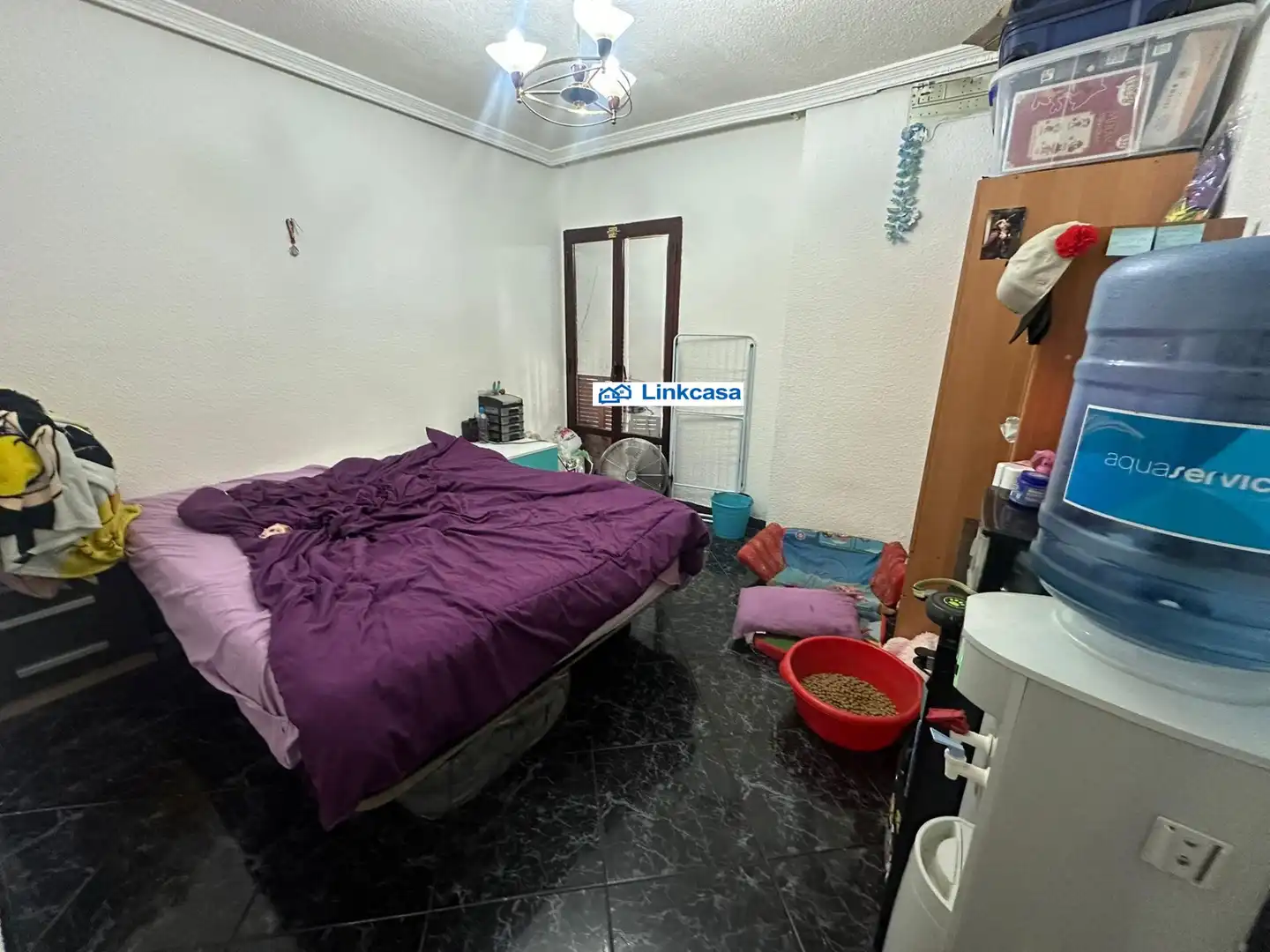 Bedroom of Flat for sale in Madrid  with Balcony