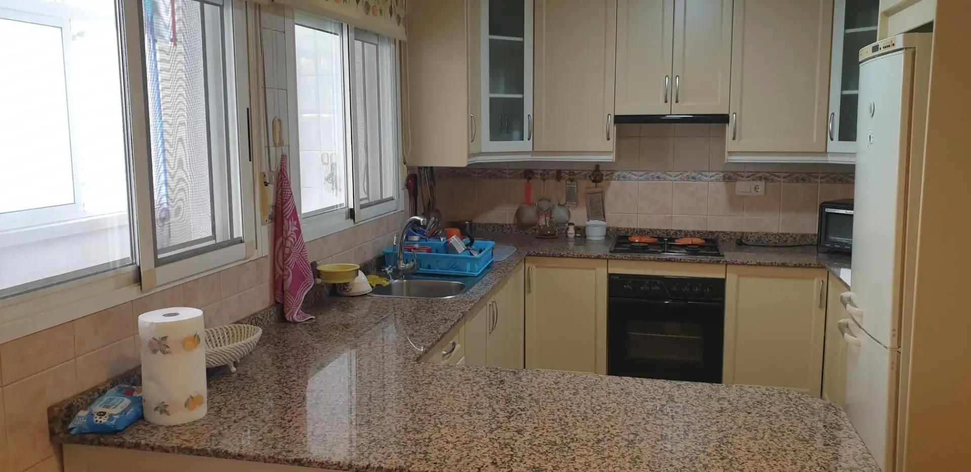Cocina de Piso de alquiler en Elche / Elx con Aire acondicionado, Calefacción y Terraza