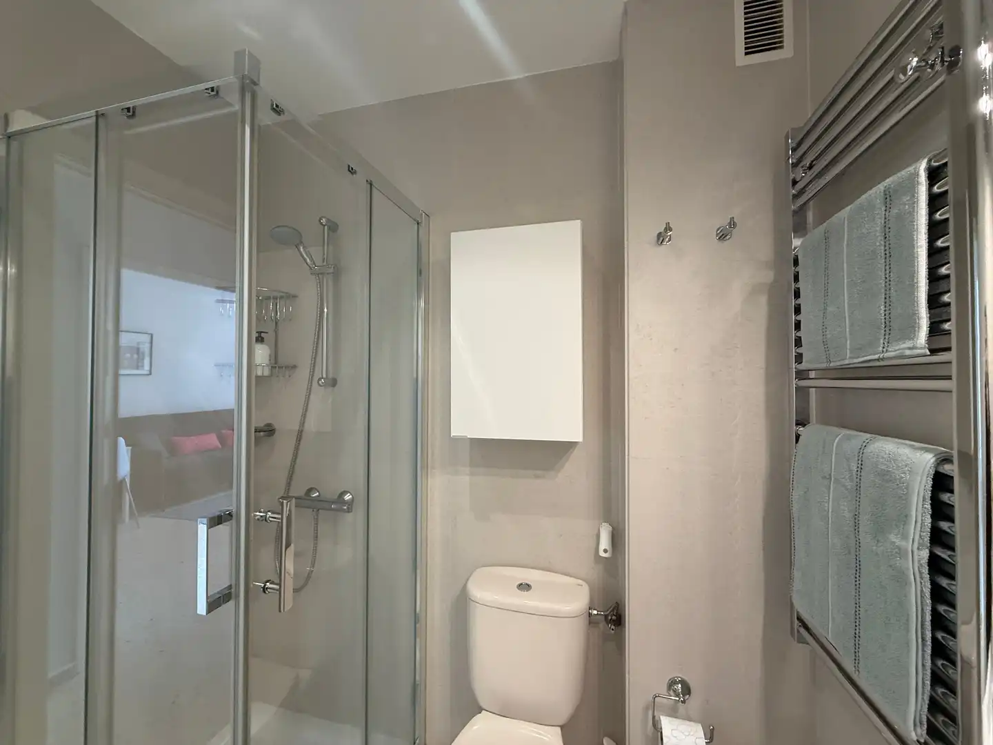 Bathroom of Apartments for rent in O Grove    with Terrace, Furnished and Oven