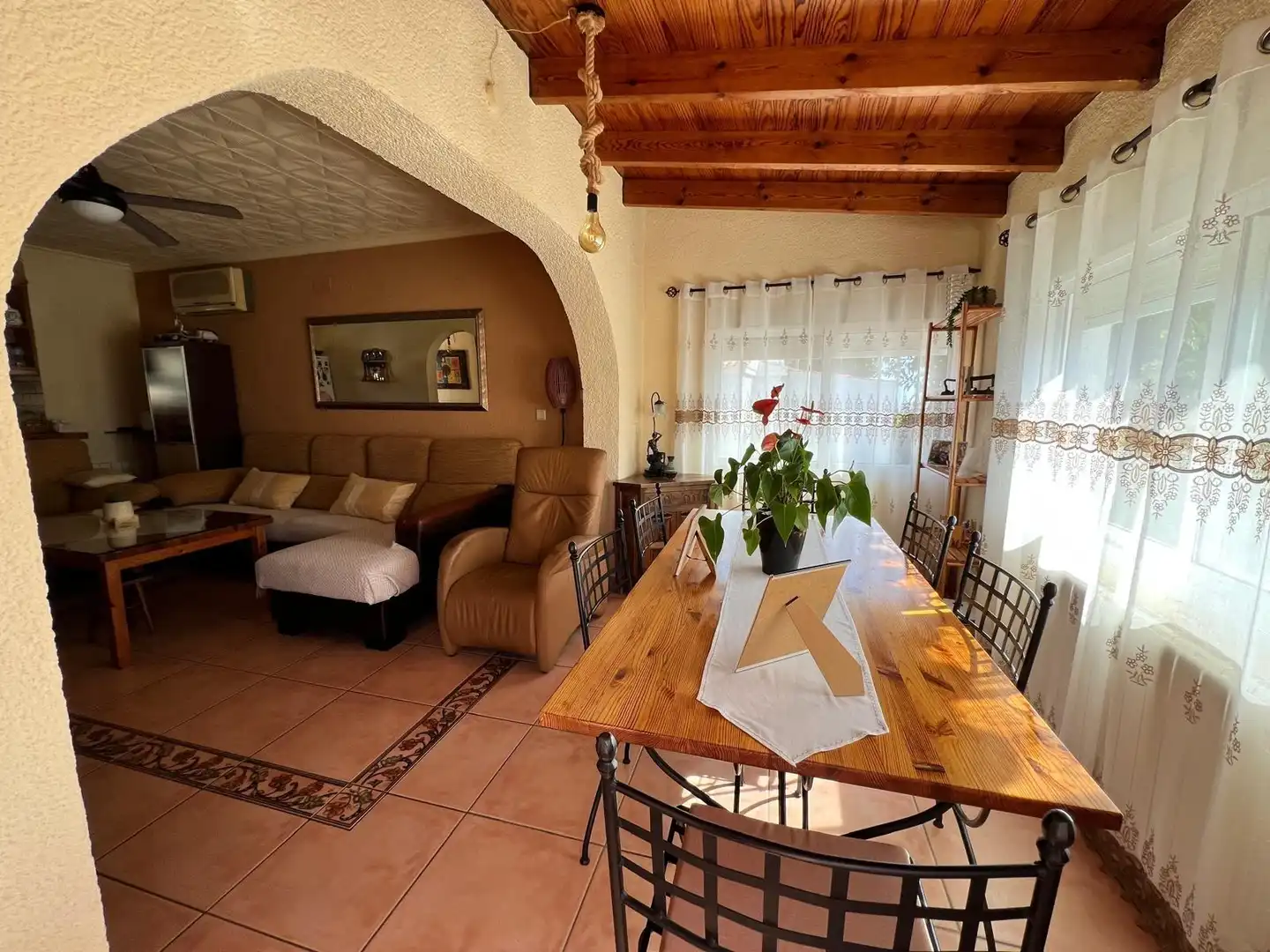 Dining room of Houses for sale in La Nucia  with Private garden, Terrace and Storage room