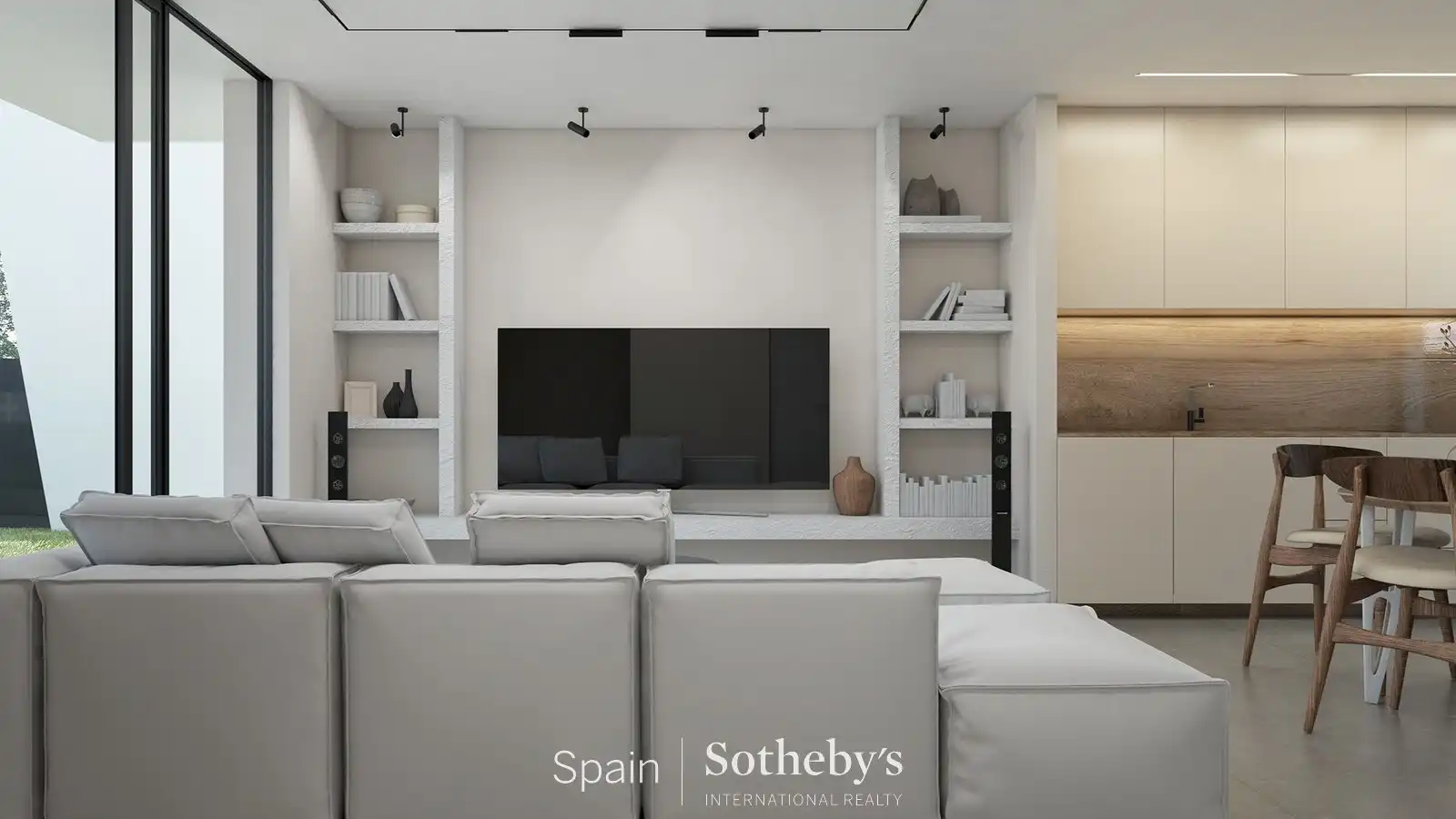 Sala de estar de Apartamento en venta en La Oliva con Aire acondicionado, Calefacción y Jardín privado