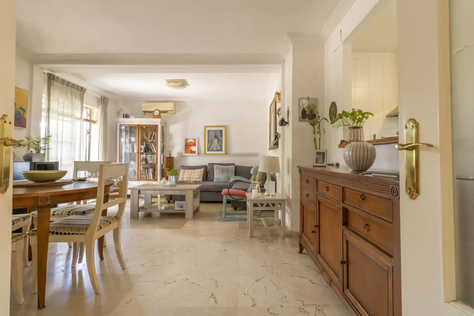 Living room of Houses for sale in Bormujos  with Air Conditioner, Terrace and Storage room