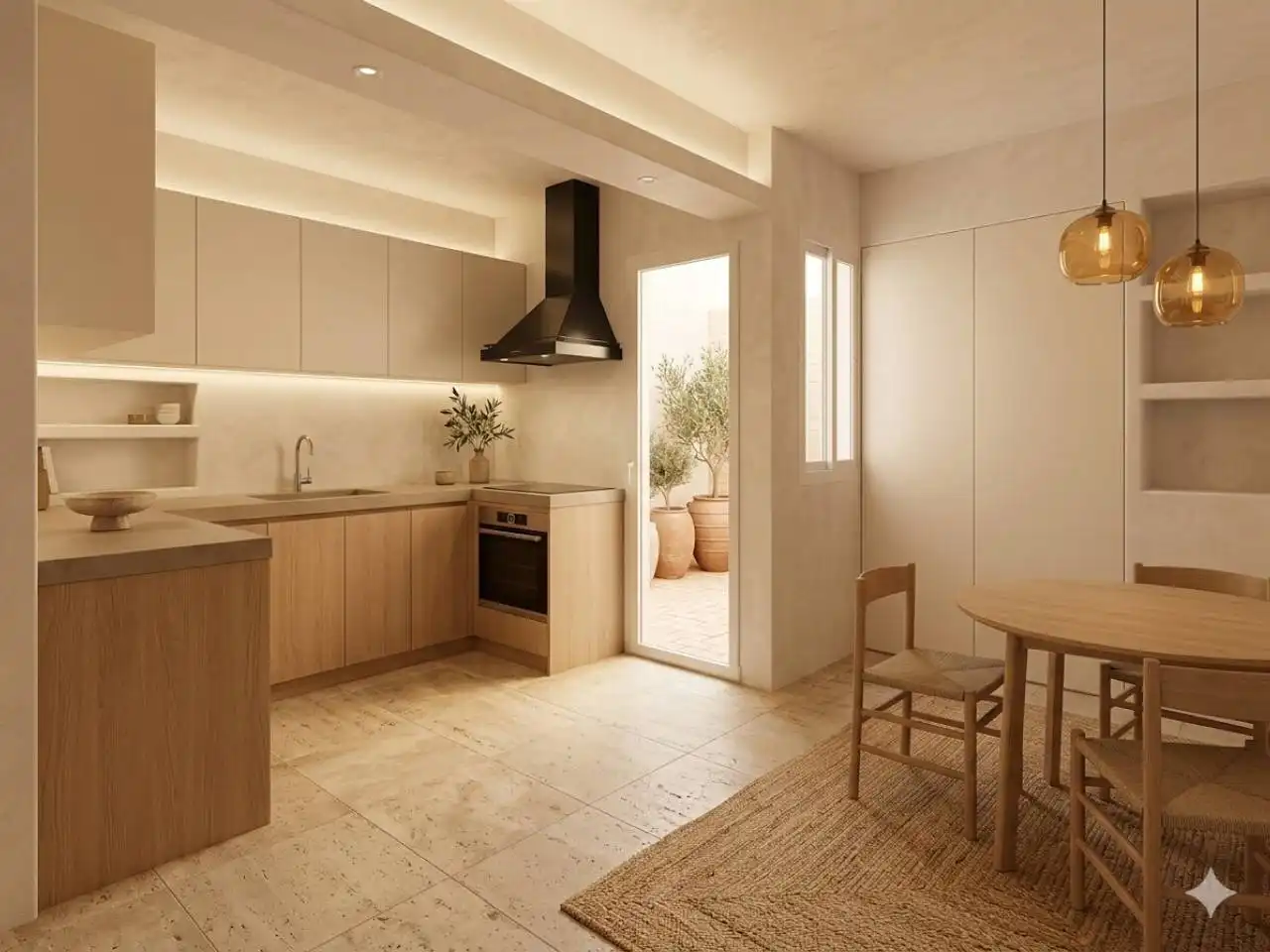 Cocina de Piso en venta en Sant Boi de Llobregat con Calefacción, Parquet y Balcón