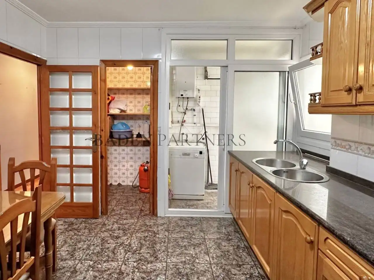 Kitchen of Flat for sale in Vinaròs  with Terrace, Furnished and Balcony