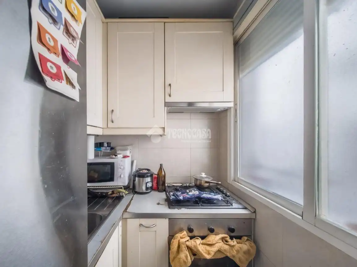Kitchen of Flat for sale in Madrid  with Heating, Parquet flooring and Terrace