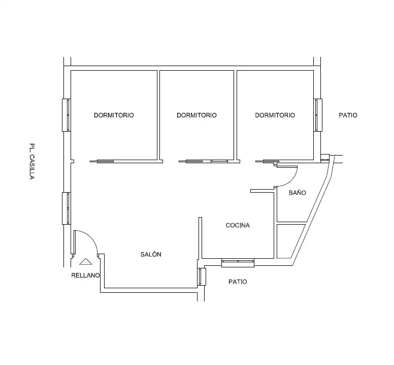 Piso en venta en Etxetxua Plaza, Ametzola