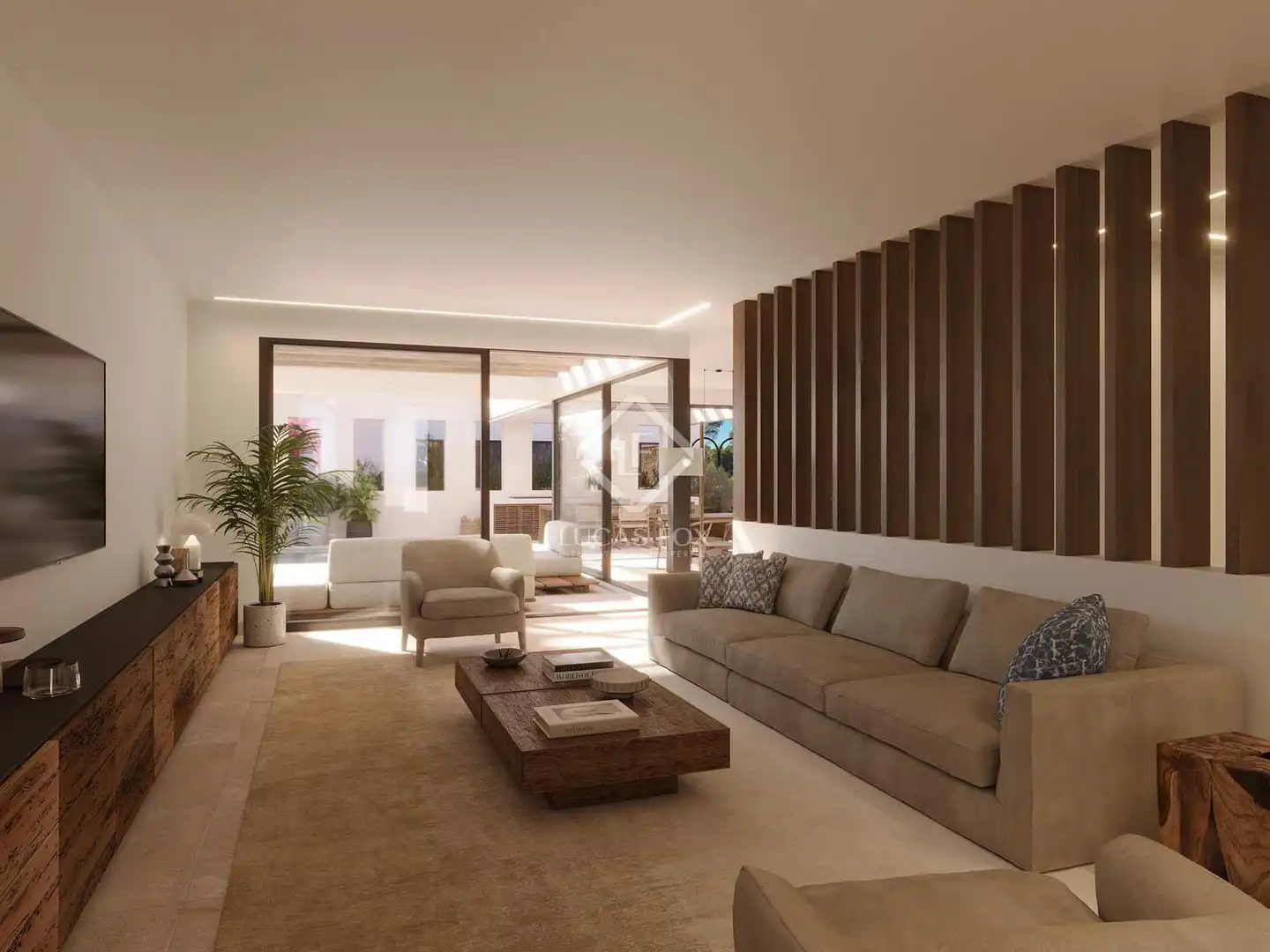 Sala d'estar de Casa o xalet en venda en Ciutadella de Menorca amb Aire condicionat, Calefacció i Jardí privat