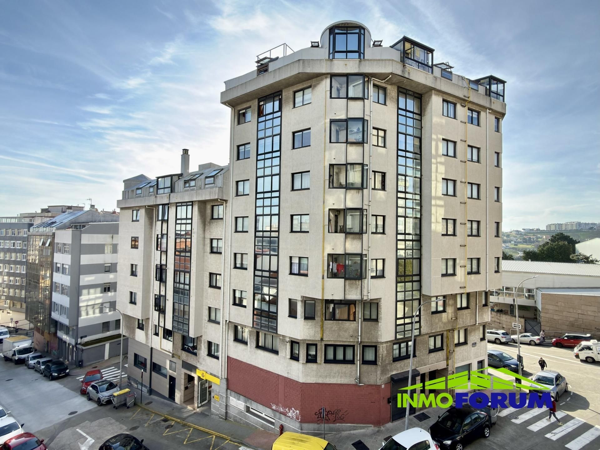 Vista exterior de Piso en venta en A Coruña Capital  con Balcón