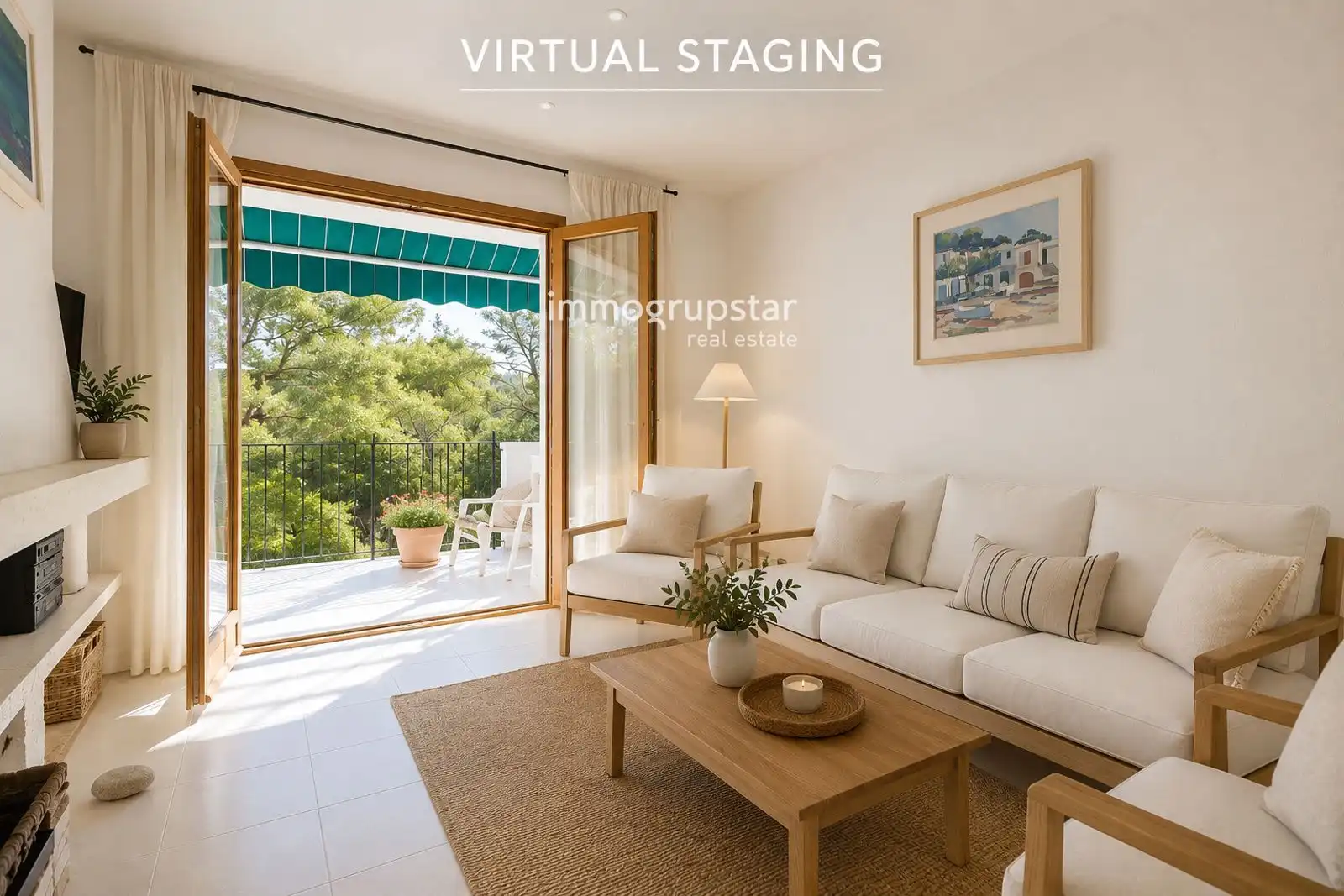 Sala d'estar de Apartament en venda en Palafrugell amb Terrassa, Traster i Piscina