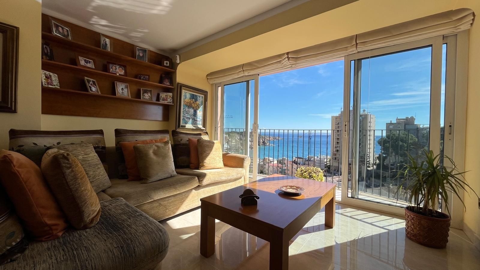 Living room of Attic for sale in  Palma de Mallorca  with Air Conditioner, Heating and Private garden