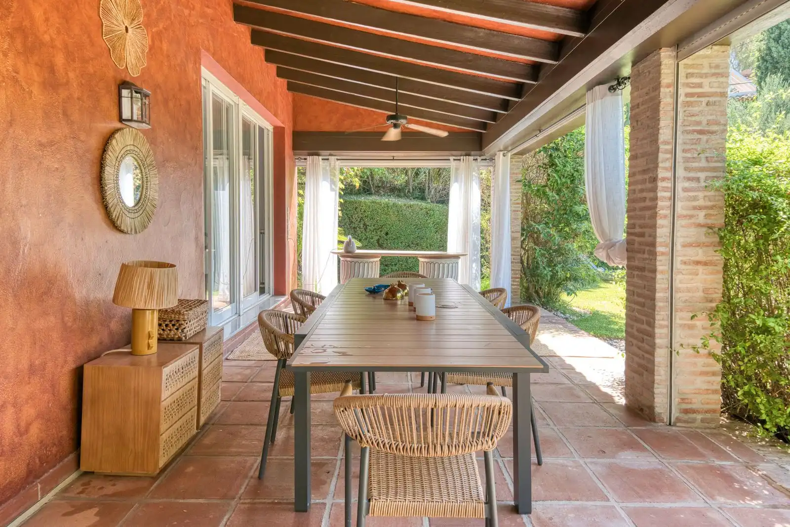 Terrace of Houses for rent in Marbella  with Air Conditioner, Private garden and Swimming Pool