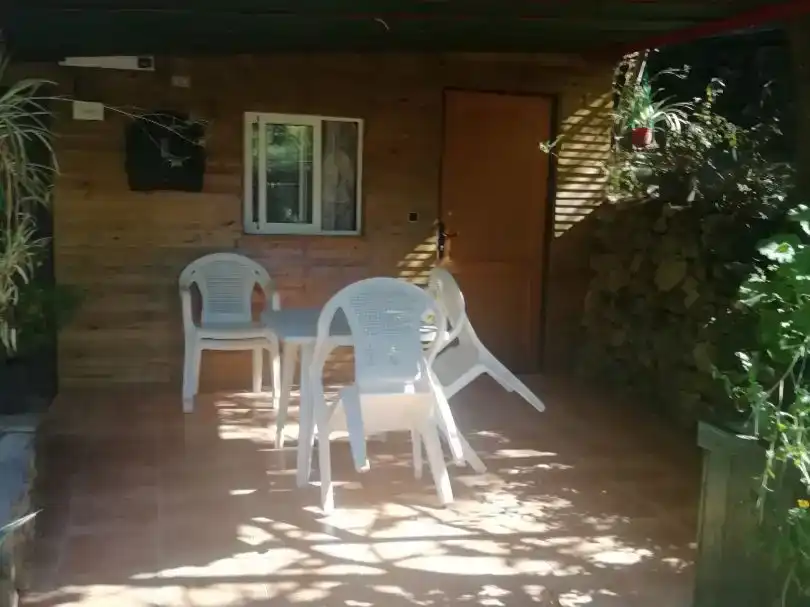 Terrassa de Finca rústica per a compartir en San Juan de la Rambla amb Aire condicionat, Jardí privat i Moblat