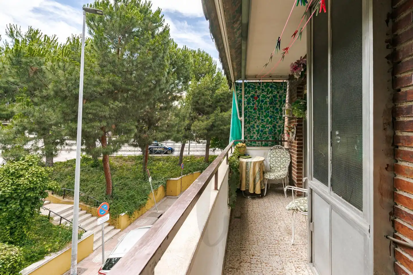 Balcony of Flat for sale in San Sebastián de los Reyes  with Heating, Parquet flooring and Terrace