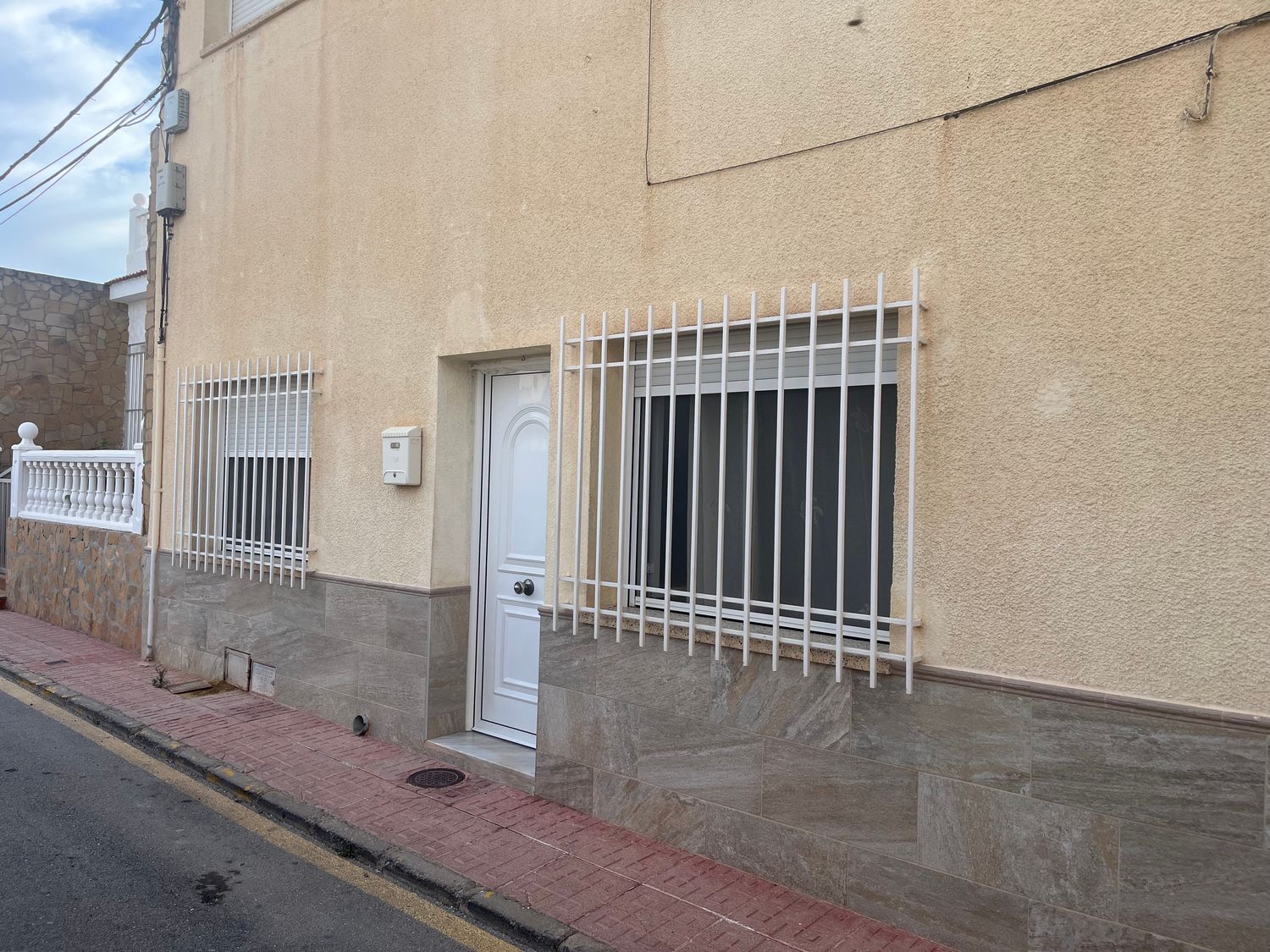 Exterior view of House or chalet for sale in Garrucha  with Terrace, Storage room and Furnished