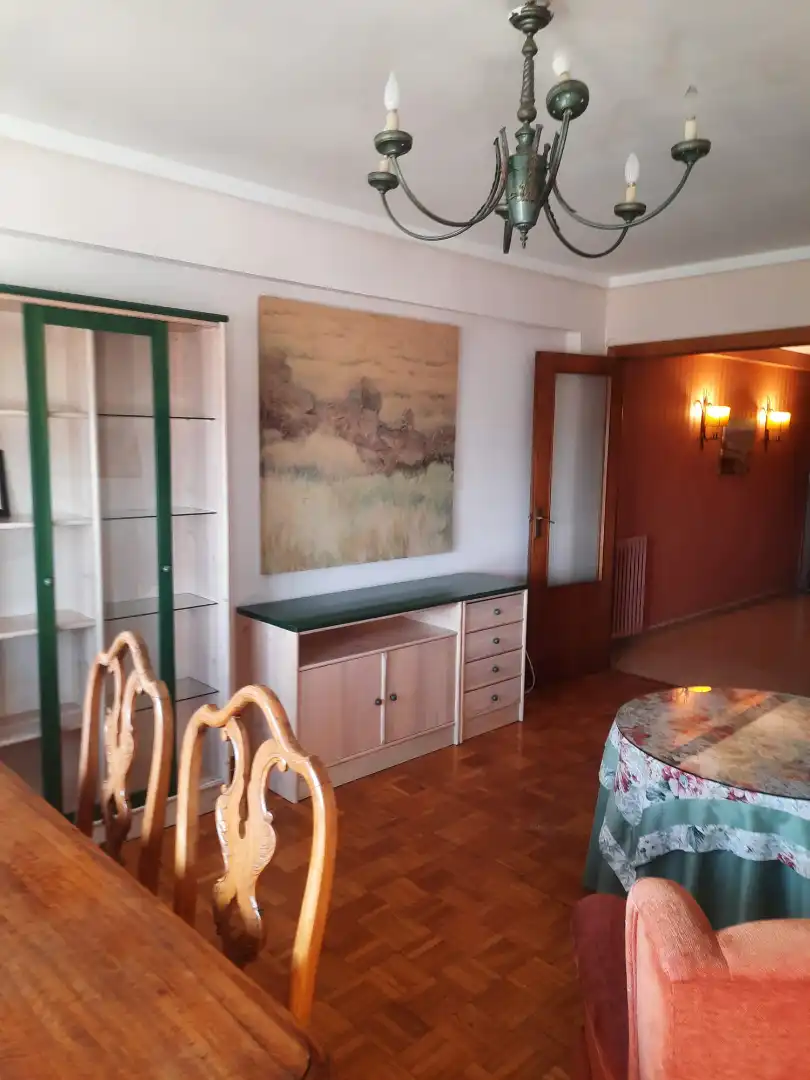 Sala de estar de Piso de alquiler en Zaragoza con Calefacción, Amueblado y Horno