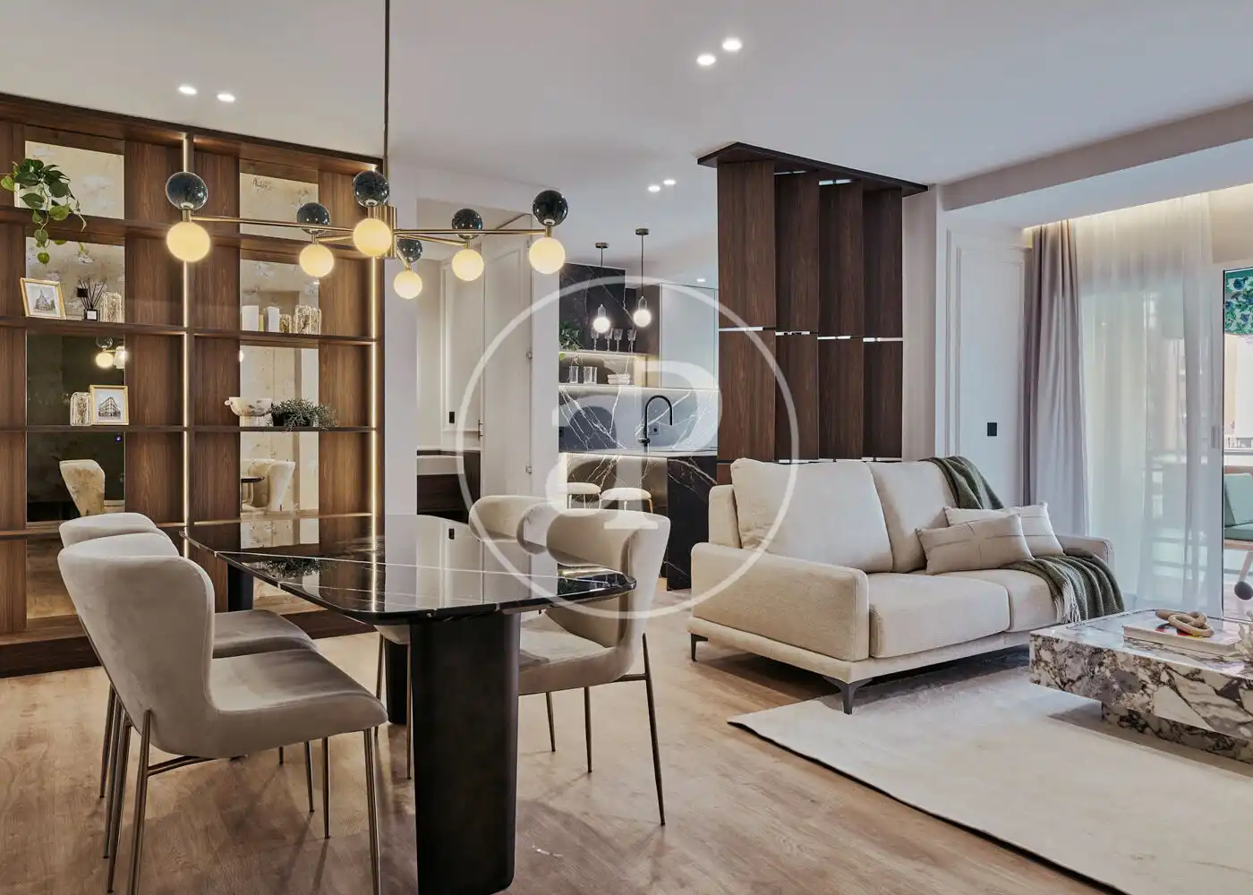 Sala d'estar de Pis en venda en Madrid amb Aire condicionat, Calefacció i Terrassa