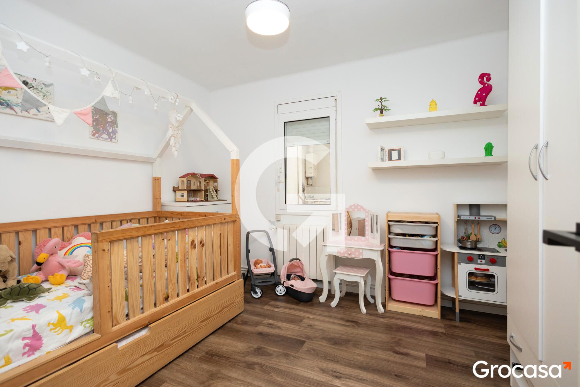 Bedroom of Flat for sale in El Prat de Llobregat  with Air Conditioner, Heating and Furnished