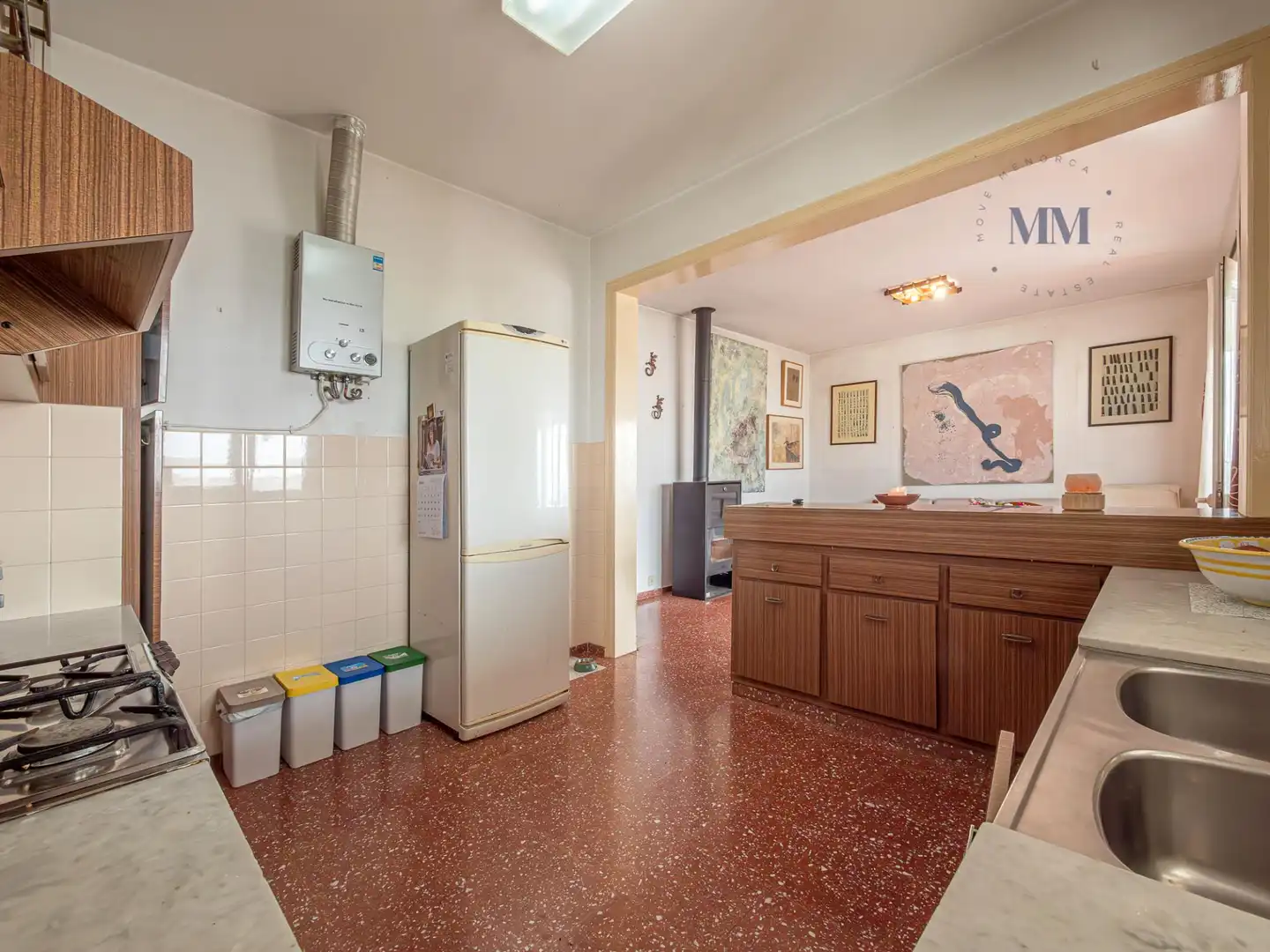Cocina de Casa o chalet en venta en Sant Lluís con Jardín privado, Terraza y Balcón